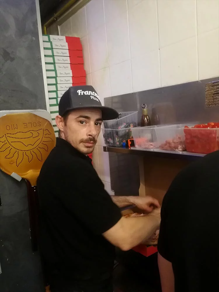 Présentation de l'équipe de Franceschi Pizza