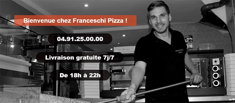 Pizzas à Marseille 13009, 13010 et 13008